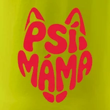 Psí máma nápis v hlavě