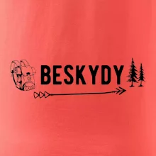 Beskydy nápis