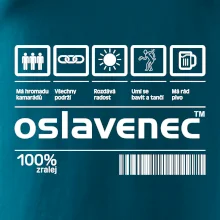 Čárový kód - Oslavenec Čárový kód - Oslavenec