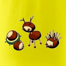 Kaštanová zvířátka - v řadě