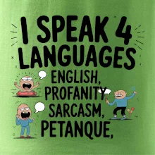 I speak 4 language - Petanque