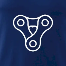 Cyklo srdce řetěz trojúhelník