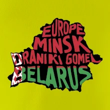 Mapy - názvy měst - Bělorusko