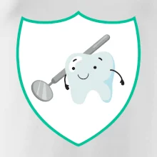 Zoubek na prsu - zrcátko