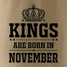 Kings are born in November