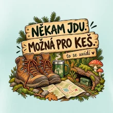 Někam jdu možná pro keš turistické boty