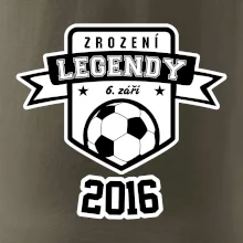 Zrození fotbalové legendy - tvůj den a rok narození