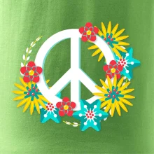 Peace symbol abstraktní