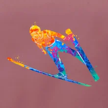 Skokan na lyžích splash