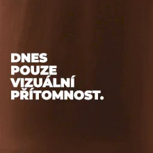 DNES POUZE VIZUÁLNÍ PŘÍTOMNOST.