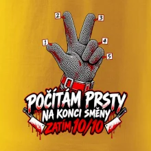 Řezník počítám prsty na konci směny