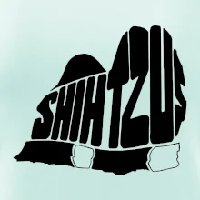 Shih-tzu - nápis v těle