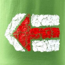 Párová turistická značka  červená