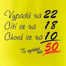 Vypadá, cítí se, chová se - 50 let