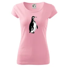 Tučňák černobílý z boku