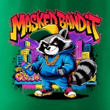 Mýval - masked bandit grafitti