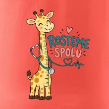 Rosteme spolu - žirafa se stetoskopem