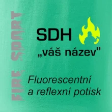 SDH Váš název - FLUO + Reflexní potisk