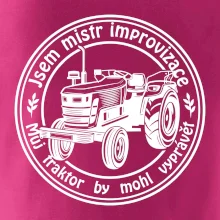 Mistr improvizace starý traktor