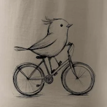 Ptáček na kole