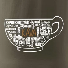 Káva - hrníček názvy