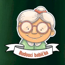 Budoucí babička kreslená