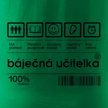 Čárový kód  - Báječná učitelka