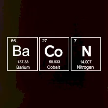 Bacon - periodická tabulka