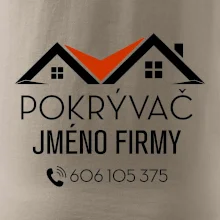 Tričko pro pokrývače - Dvě střechy