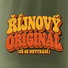 Říjnový originál už se nevyrábí retro nápis