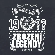 Zrození legendy - pro všechny - vlastní letopočet Zrození legendy - pro všechny - vlastní letopočet