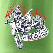 Motocross extreme sport fire