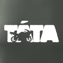 Táta nápis - motorka supersport