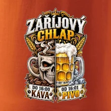 Záříjový chlap -  do 16 káva  od 16 pivo