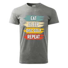 Disc Golf eat sleep barevné