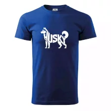 Husky nápis v těle