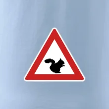 Dopravní značka - Pozor veverka