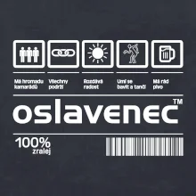 Čárový kód - Oslavenec Čárový kód - Oslavenec