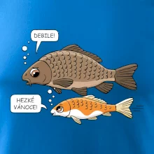 Hezké Vánoce Kapr a Koi kapr (Hana-creative)