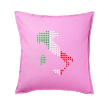 Itálie obrys vlajka