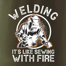 Welding its like sewing with fire