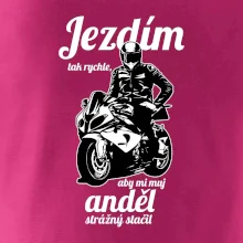 Silniční motorka - jezdím tak rychle, aby mi můj anděl strážný stačil