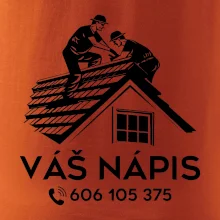 Tričko pro pokrývače - Dva dělníci