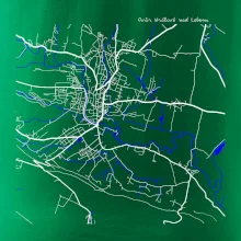 Dvůr Králové nad Labem mapa s vodními toky