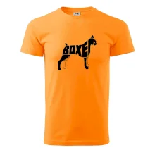 Boxer nápis v těle Boxer nápis v těle
