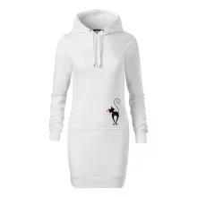 Zamilovaná kočka zezadu