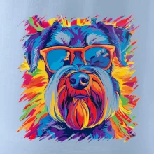 Knírač barevný styl 70s