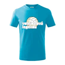 Volejbalová legenda - bílé písmo