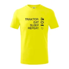 Traktor eat sleep repeat