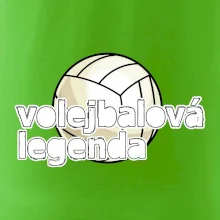 Volejbalová legenda - bílé písmo